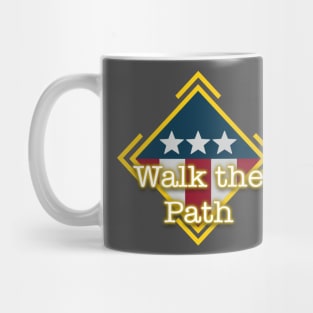 Walk the Path Map Marker Mug